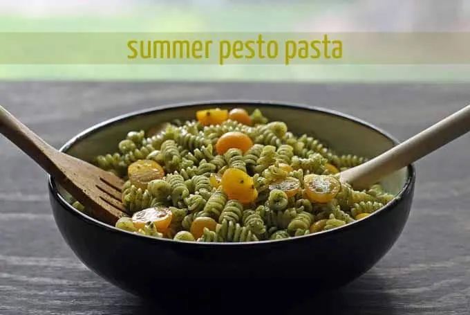 Summer Pesto Pasta | Honey and Birch