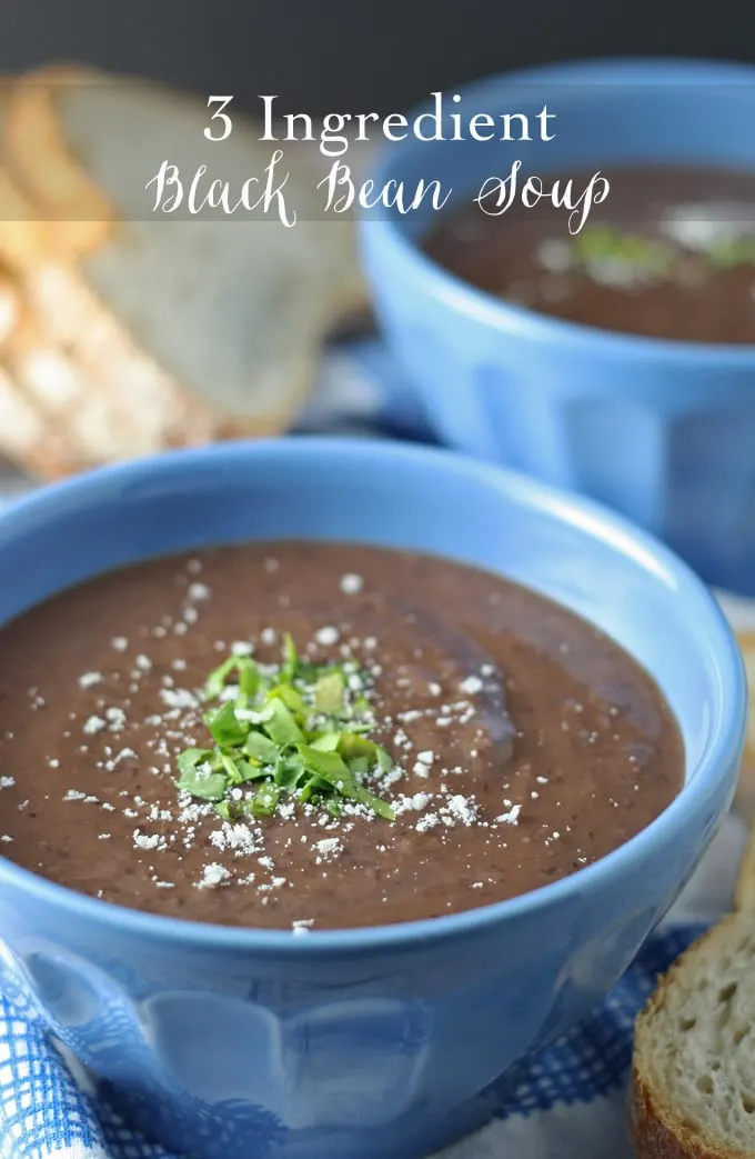 Black Bean Blender Soup Recipe 