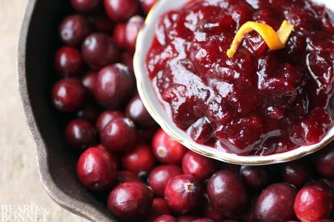 8 Great: Thanks Giving Dinner Edition | 8 Great Cranberry Sauce Recipes | www.honeyandbirch.com