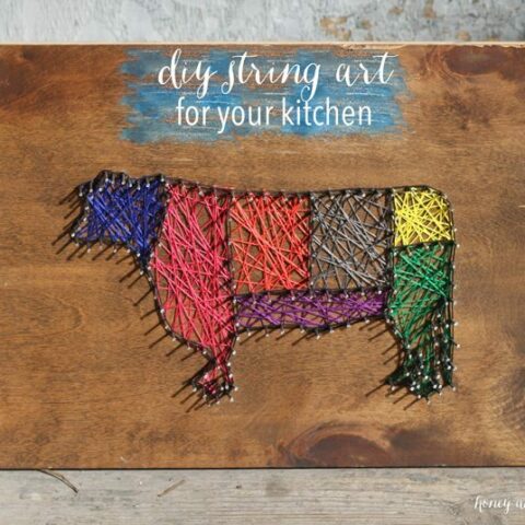 DIY String Art for Your Kitchen!