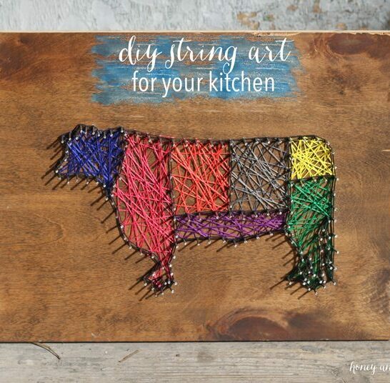 DIY String Art for Your Kitchen!