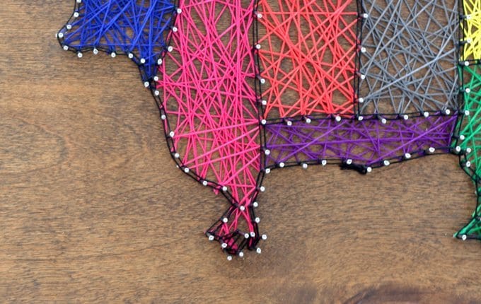 Make string art out of any picture! #DIY #stringart