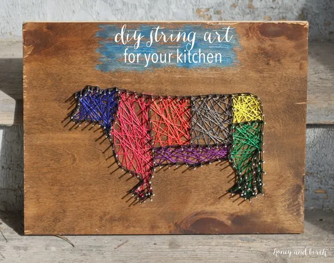 DIY String Art for your Kitchen