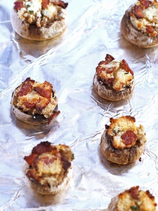 Easy Stuffed Mushroom Appetizer