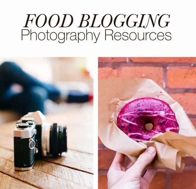 Food blogging photography resources to take your blog to the next level!