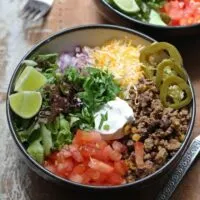 Loaded Burrito Bowls | Honey and Birch