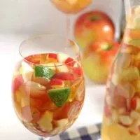 White Wine Apple Cider Sangria | Honey and Birch