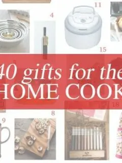 Looking for a gift for your favorite home cook? Check out this gift guide! | 40 Gifts for the Home Cook | Honey and Birch | www.honeyandbirch.com #holiday