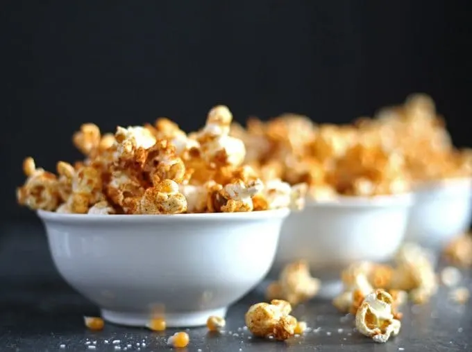 Duck Fat Paprika Popcorn - Honey and Birch