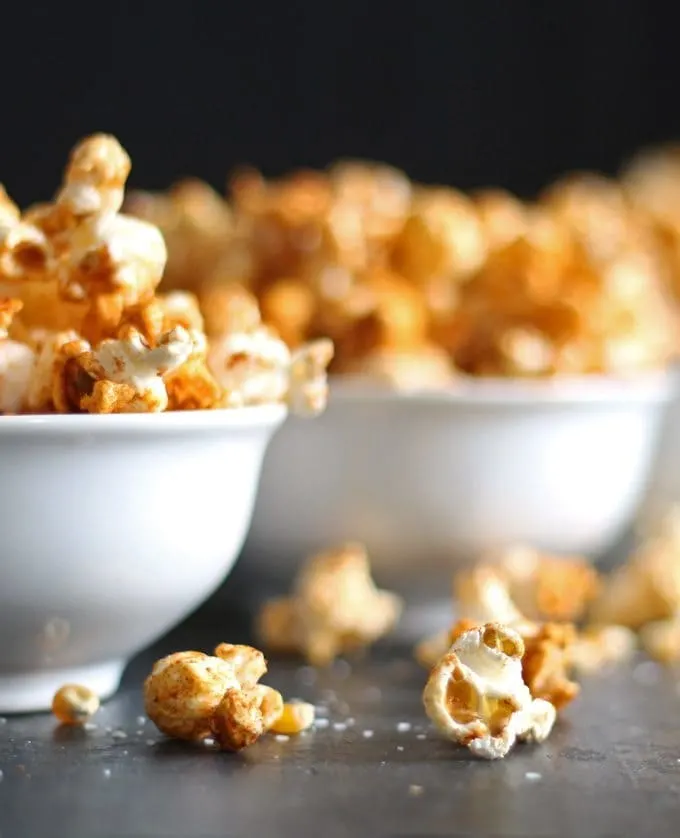 Duck Fat Paprika Popcorn - Honey and Birch