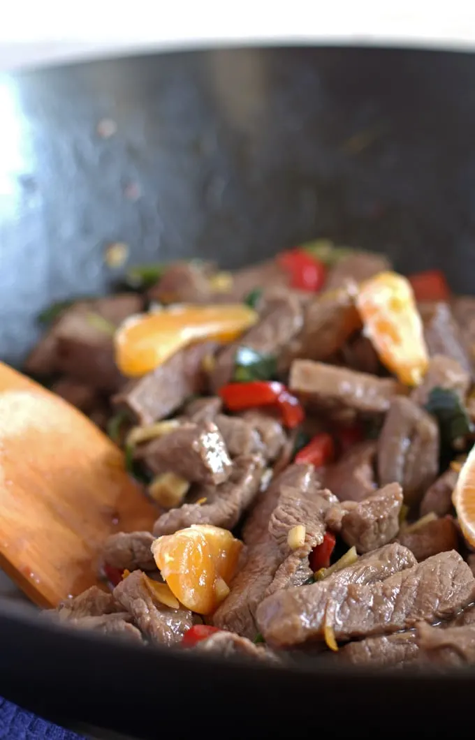 Mandarin Orange Beef Stir Fry | Honey and Birch