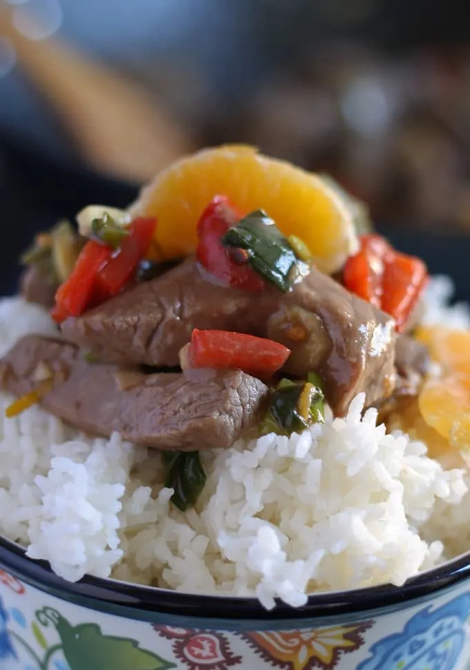 Mandarin Orange Beef Stir Fry | Honey and Birch