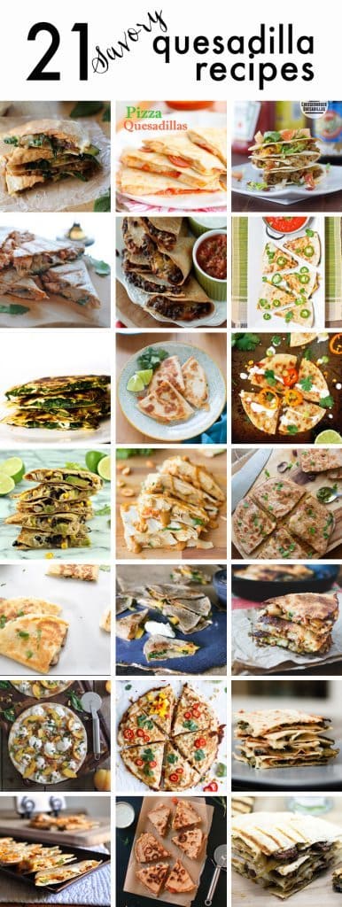 21 Savory Quesadilla Recipes | www.honeyandbirch.com