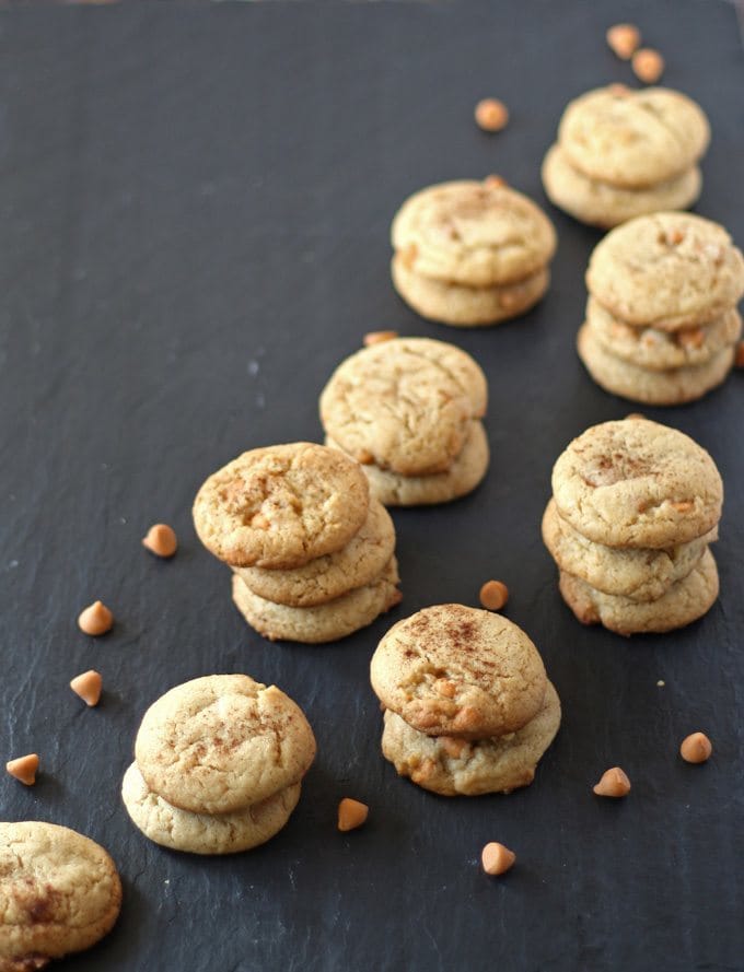 Butterscotch Spice Cookies are perfect for cookie swaps and holiday gatherings! The ginger and cinnamon are perfect with the butterscotch chips. | www.honeyandbirch.com | #christmascookies