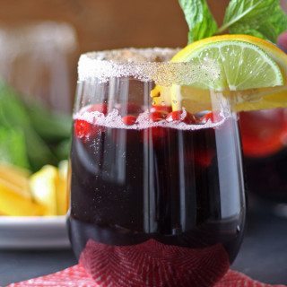 Winter Sangria Recipe | National Sangria Day www.honeyandbirch.com