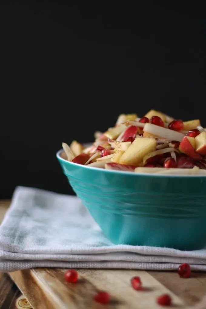 Sweet Endive Salad | www.honeyandbirch.com