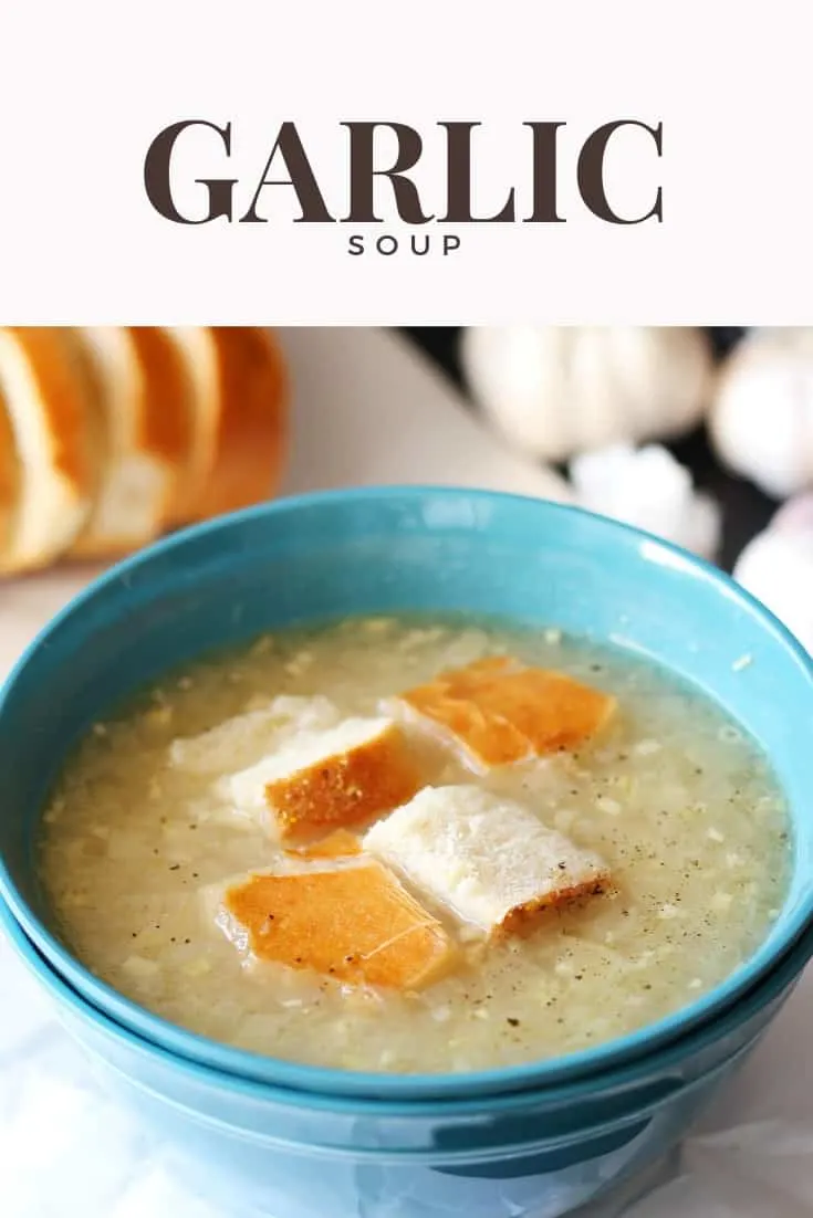 garlic soup recipe pinterest