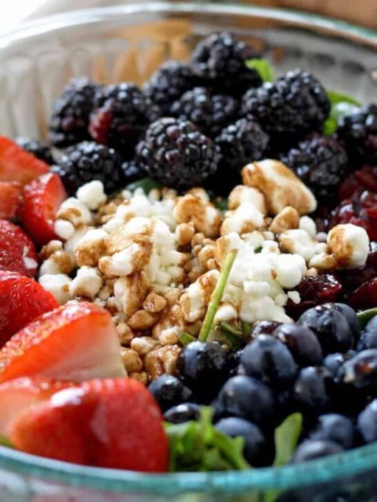 Berry Goat Cheese Salad