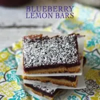 Blueberry Lemon Bars | www.honeyandbirch.com #dessert