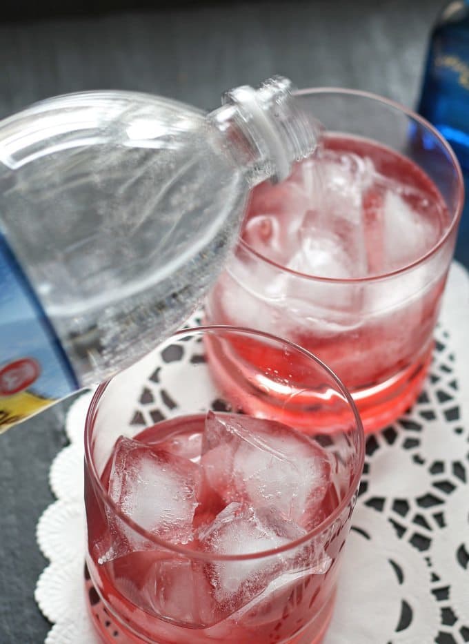 Gin Raspberry Fizz Cocktail Honey and Birch