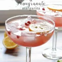 Meyer Lemon and Pomegranate Margarita #MargaritaDay | www.honeyandbirch.com @Casa_Noble