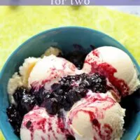 If you're craving dessert but don't want leftovers, try this recipe for berry compote for two. It's perfect over ice cream and pie!