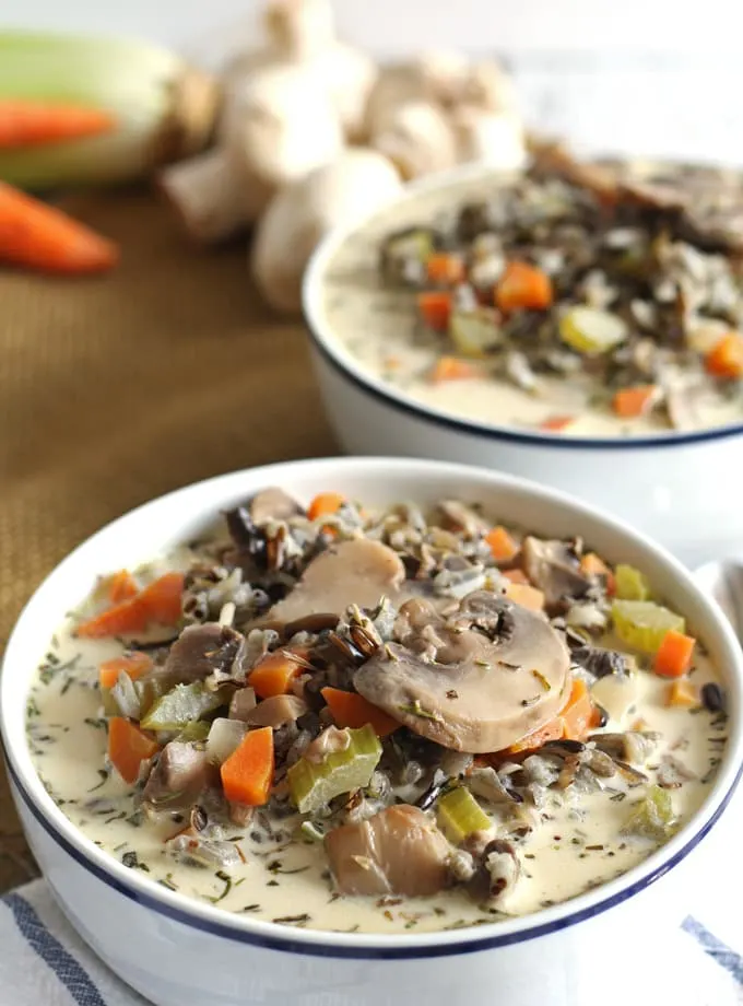 Cream of Mushroom Wild Rice Soup photo