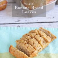 Mini Banana Bread Loaves | www.honeyandbirch.com