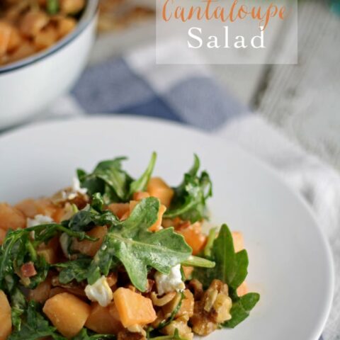 Savory Cantaloupe Salad | honeyandbirch.com