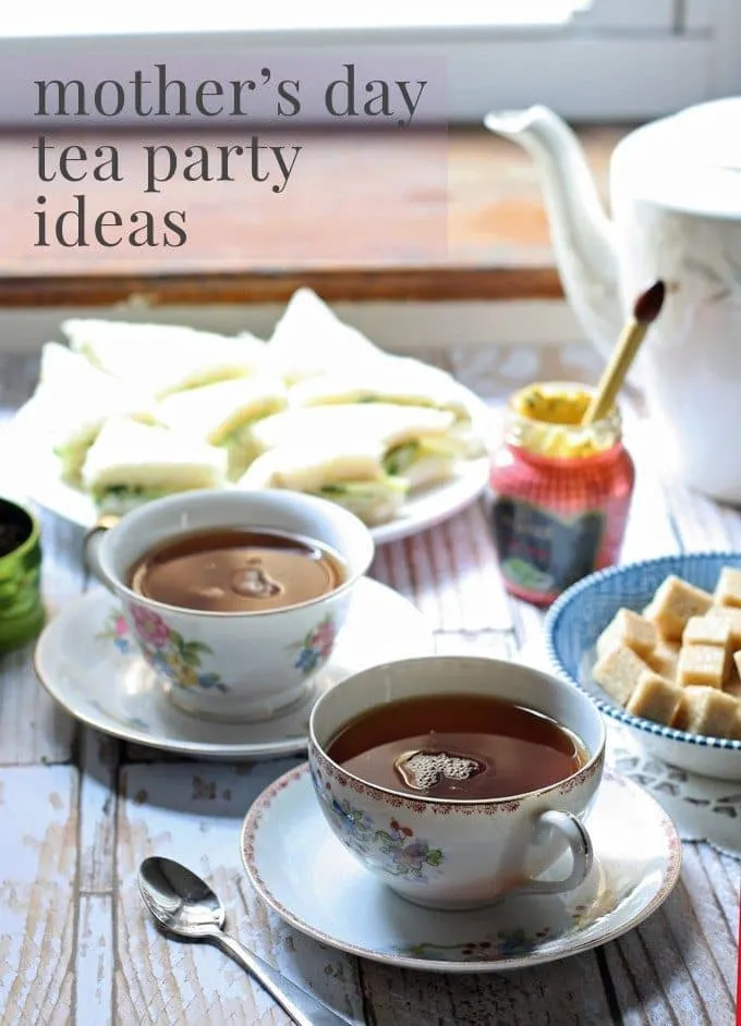 Mother's Day Tea Party Ideas | #entertaining | honeyandbirch.com