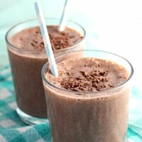 Boozy Bourbon Chocolate Milkshake with @rodellevanilla