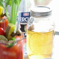 Homemade Pepper Jalapeno Liqueur is perfect for bloody marys. #MakeItYourOwn