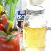 Homemade Pepper Jalapeno Liqueur is perfect for bloody marys. #MakeItYourOwn