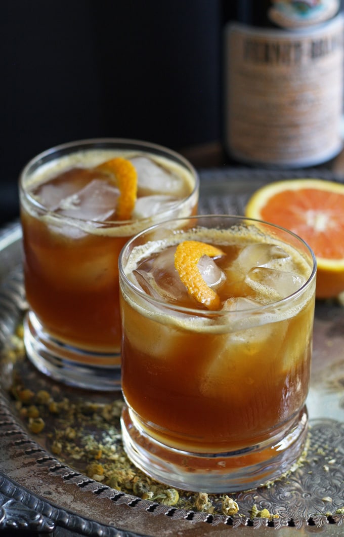 Orange Italian Mule - a refreshing and aromatic herbal take on the moscow mule! #fernetbranca #cocktail #sp