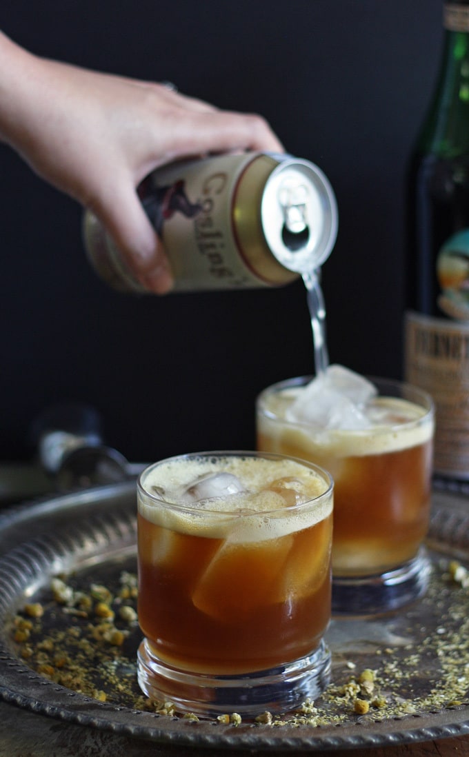 Looking for a new Fernet Braca cocktail? Try this Orange Italian Mule - an easy cocktail with an herbal twist on the moscow mule! #fernetbraca #sp 