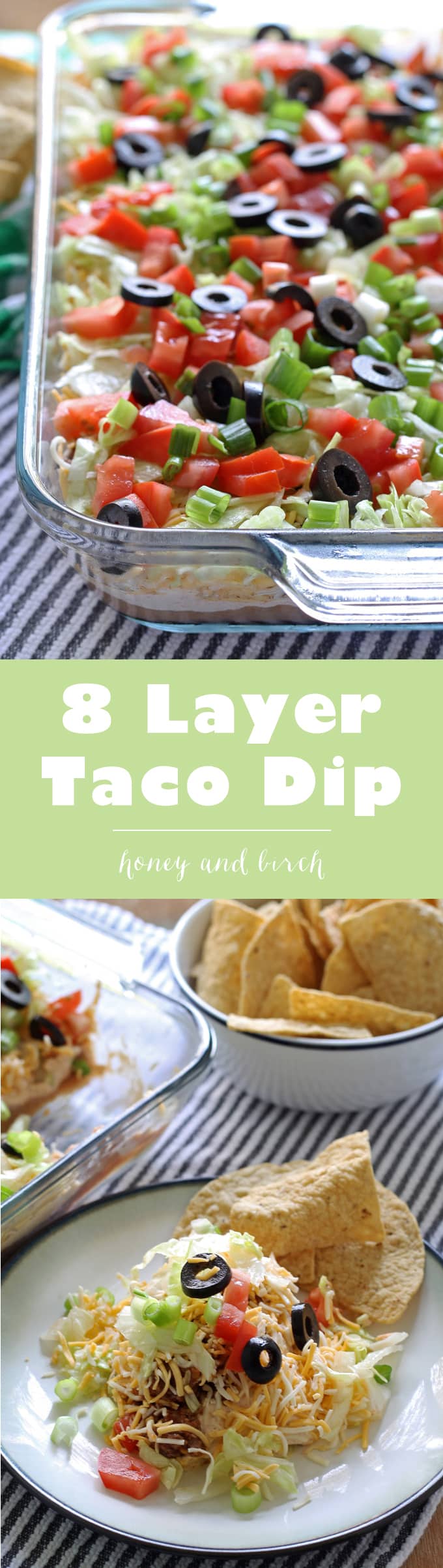 8 Layer Taco Dip Recipe - Perfect for Parties and Tailgating