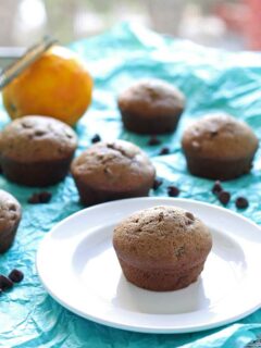 Chocolate Orange Muffins | honeyandbirch.com