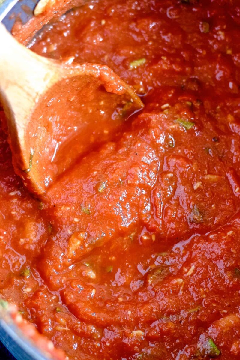 Basil Roasted Garlic Tomato Sauce » The Thirsty Feast