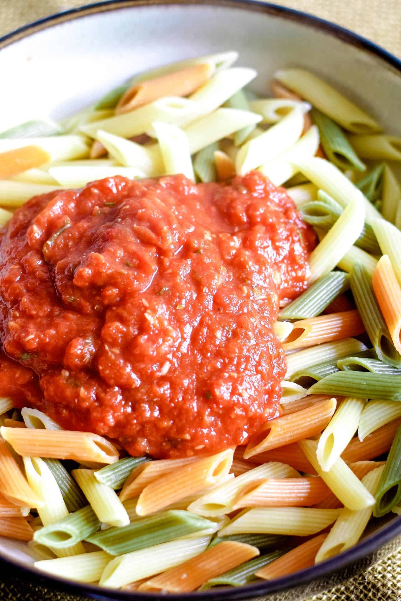 Basil Roasted Garlic Tomato Sauce » The Thirsty Feast