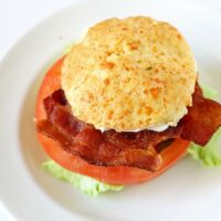 Cheddar Chive Biscuit BLT Sandwiches #BetterBiscuits