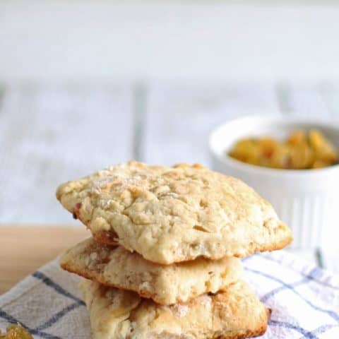 Golden Raisin Scones | honeyandbirch.com