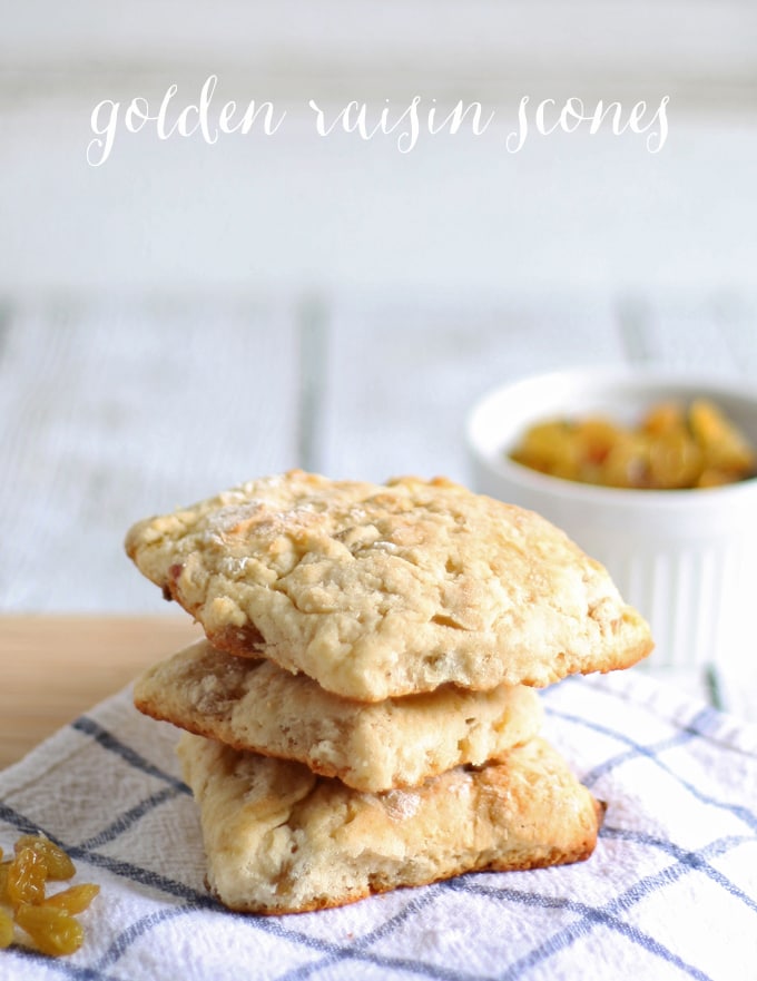 Golden Raisin Scones | honeyandbirch.com
