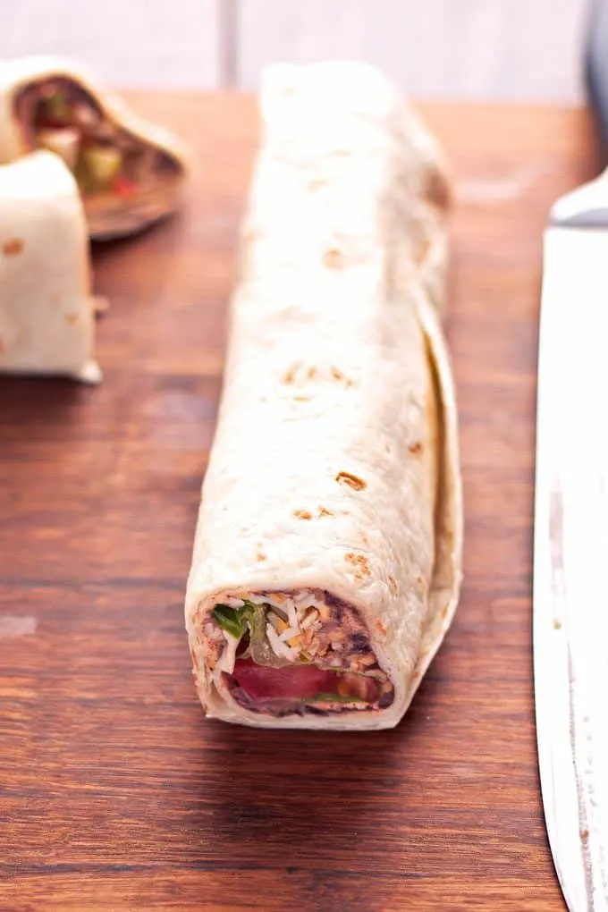 taco pinwheel tortilla wrap