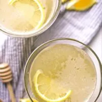 The bee sting cocktail is a spicy riff on The Bee's Knees. You'll be adding this easy to make, buzz-worthy drink to your list of favorite cocktails! | honeyandbirch.com