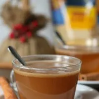 Honey buttered rum is the perfect holiday drink! It has all of the warmth and spice of hot buttered rum with the addition of my favorite ingredient - honey! | honeyandbirch.com