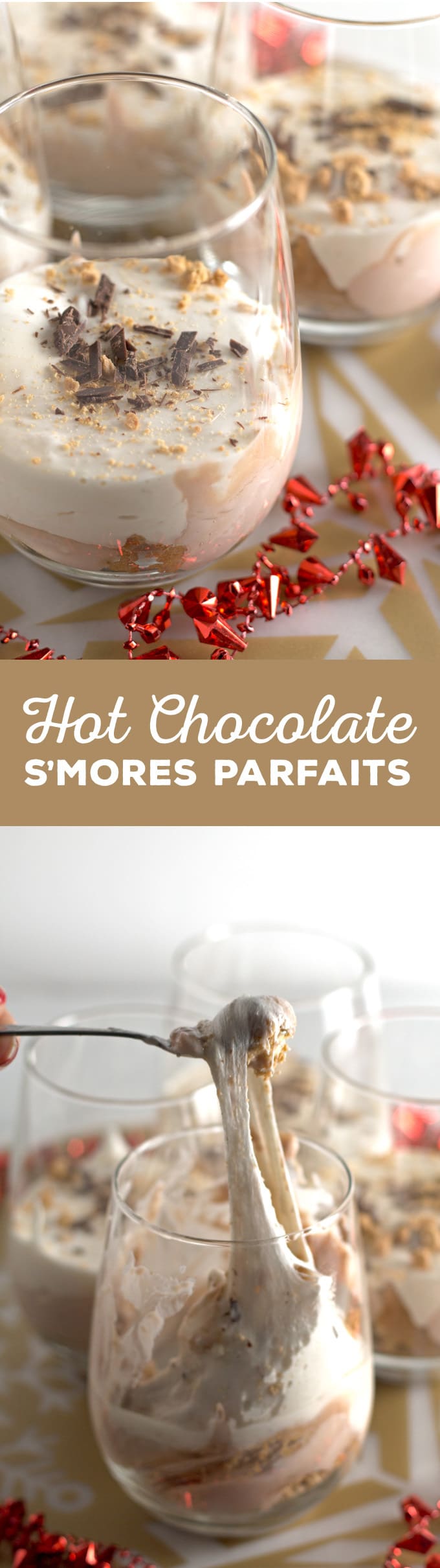 Hot chocolate s'mores parfaits pin