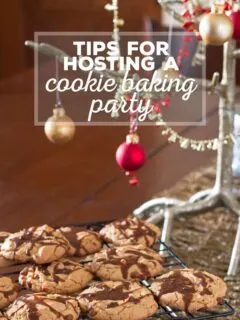 Tips for Hosting a Cookie Baking Party and a shopping list you can print out to take with you to the store! | honeyandbirch.com