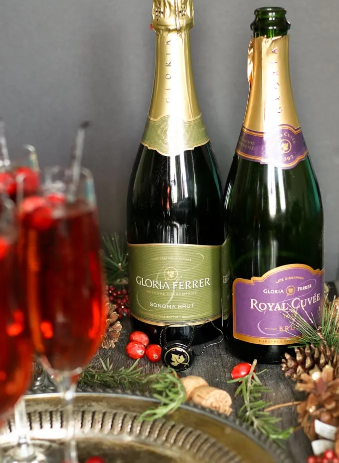 bottles of sparkling wine