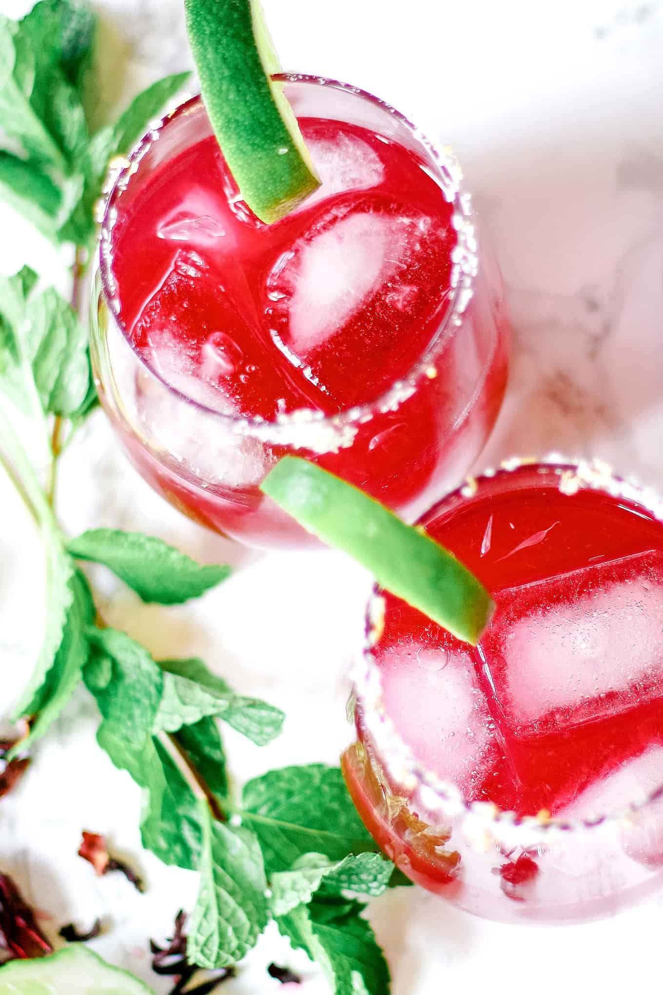 Grapefruit Hibiscus Margarita Recipe Honey and Birch