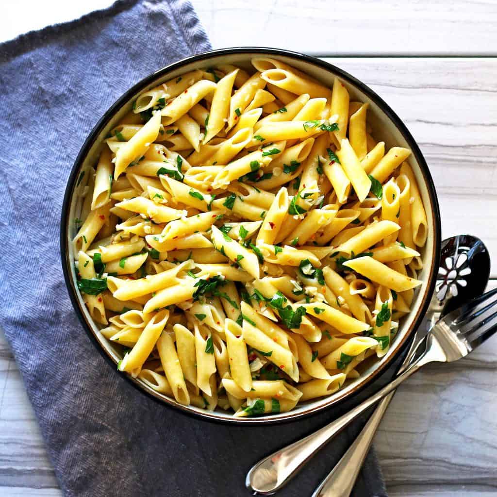 Penne Aglio e Olio Easy Penne Pasta Recipe